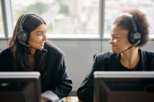 Friendly help desk support team